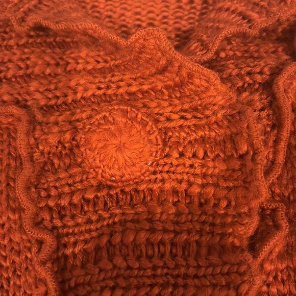 Boston Proper Cardigan in beautiful Dark Pumpkin shade size small - Picture 4 of 6